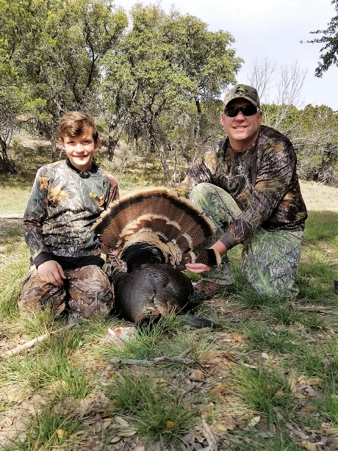 Dad with his Tom Turkey
